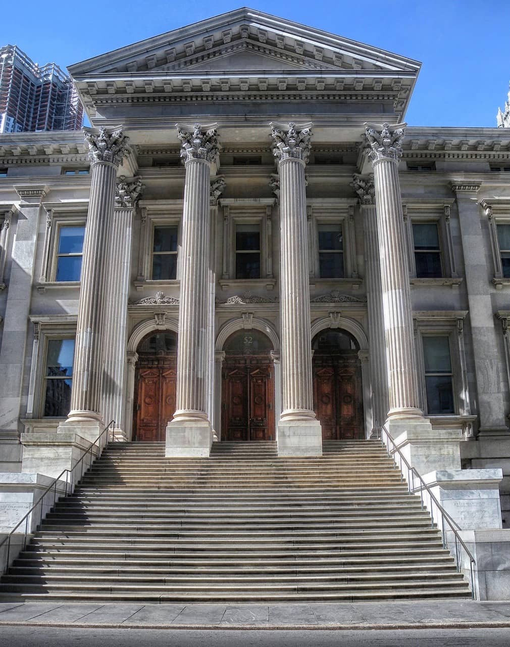 Classical columned civic building