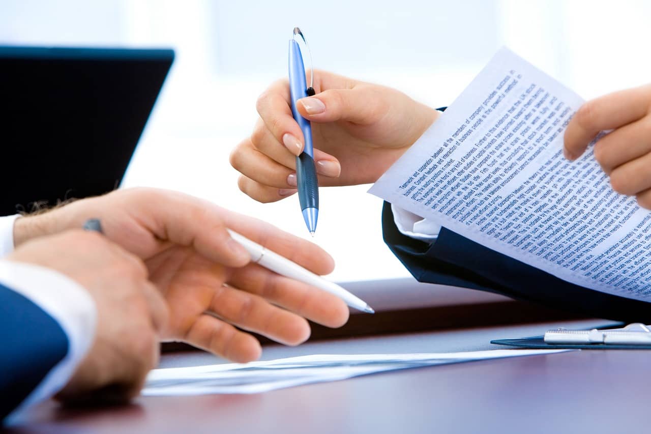 Burrows advisors in working session with a client